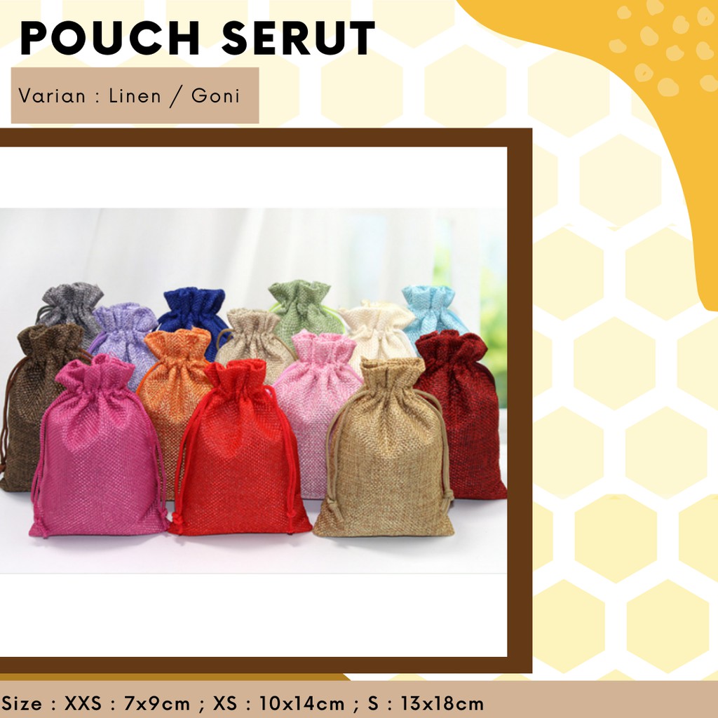 Pouch Serut / Serbaguna / Souvenir / Warna-warni / New