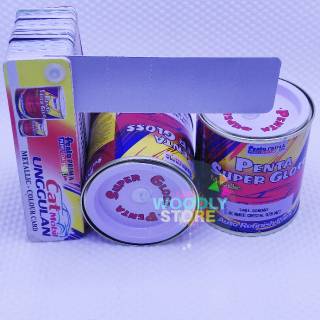  PENTA  SUPER  GLOSS  WHITE CRYSTAL 975 SILVER CAT  DASAR 