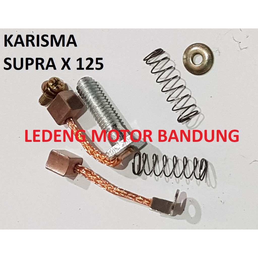 Cool Stater Karisma Supra X 125cc Carbon Brush Arang Angker