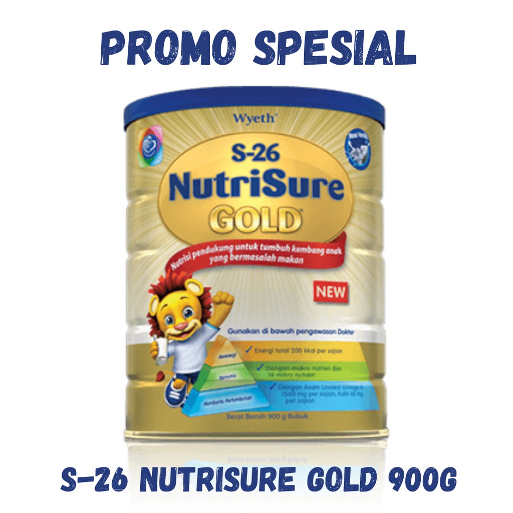 S26 Nutrisure Gold 900 gr / S-26 Nutrisure Gold 900gr Susu Formula Anak