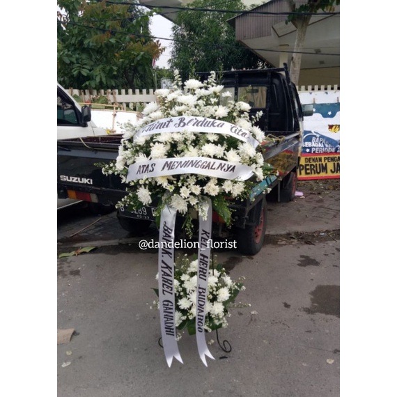 Jual Standing Dukacita - Standing Flowers Bunga Dukacita Karangan Bunga Duka Buka Standing ...