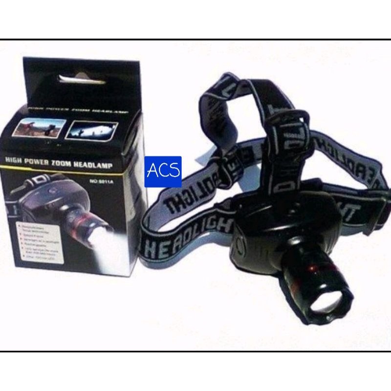 Headlamp / senter kepala mini / senter kepala LED / mini zoom MS - 1921