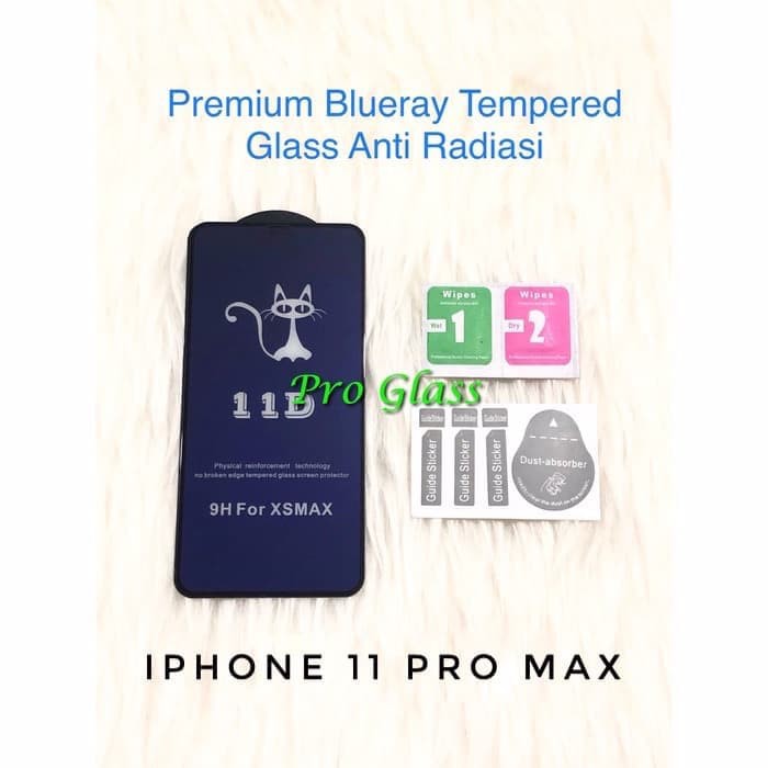 Iphone 11/Iphone 11 PRO/Iphone 11 PRO MAX Anti BlueRay / Blue Light Radiation Tempered Glass