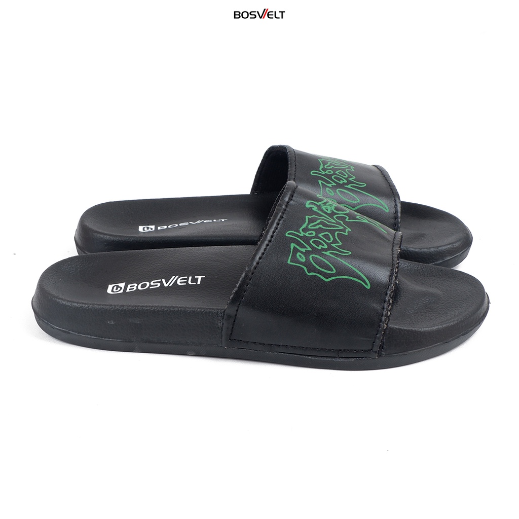 Sandal Pria Premium Karet Bosvelt Hammer 02 Green