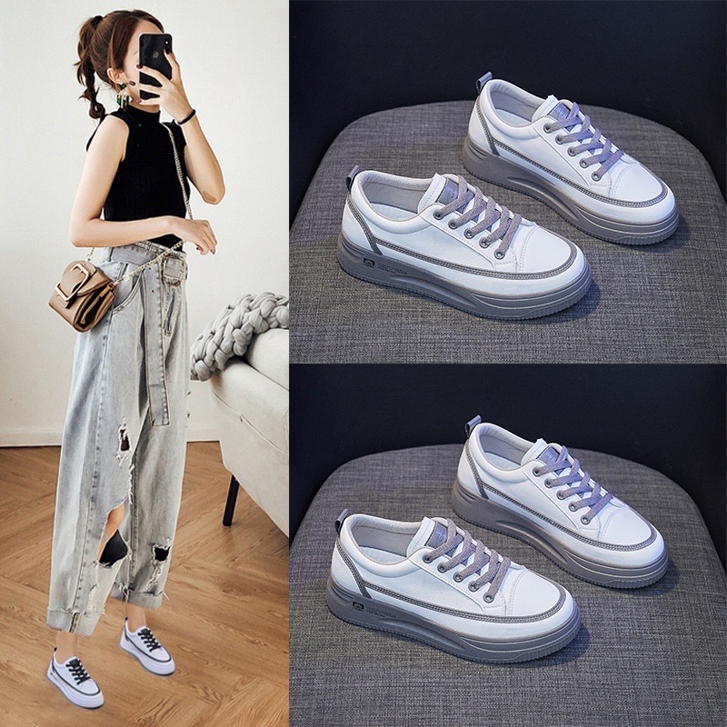 COD New Sepatu Wanita Sepatu Sneakers Import Premium Quality SP 047