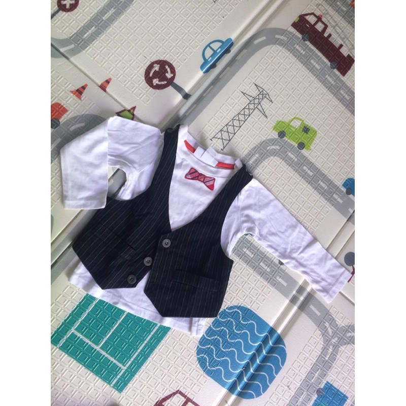 preloved kaos tuxedo anak