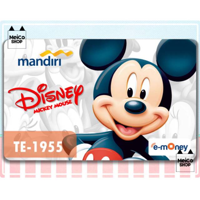 

[TE-1955] Sticker E-money Mandiri Meico - Mickey