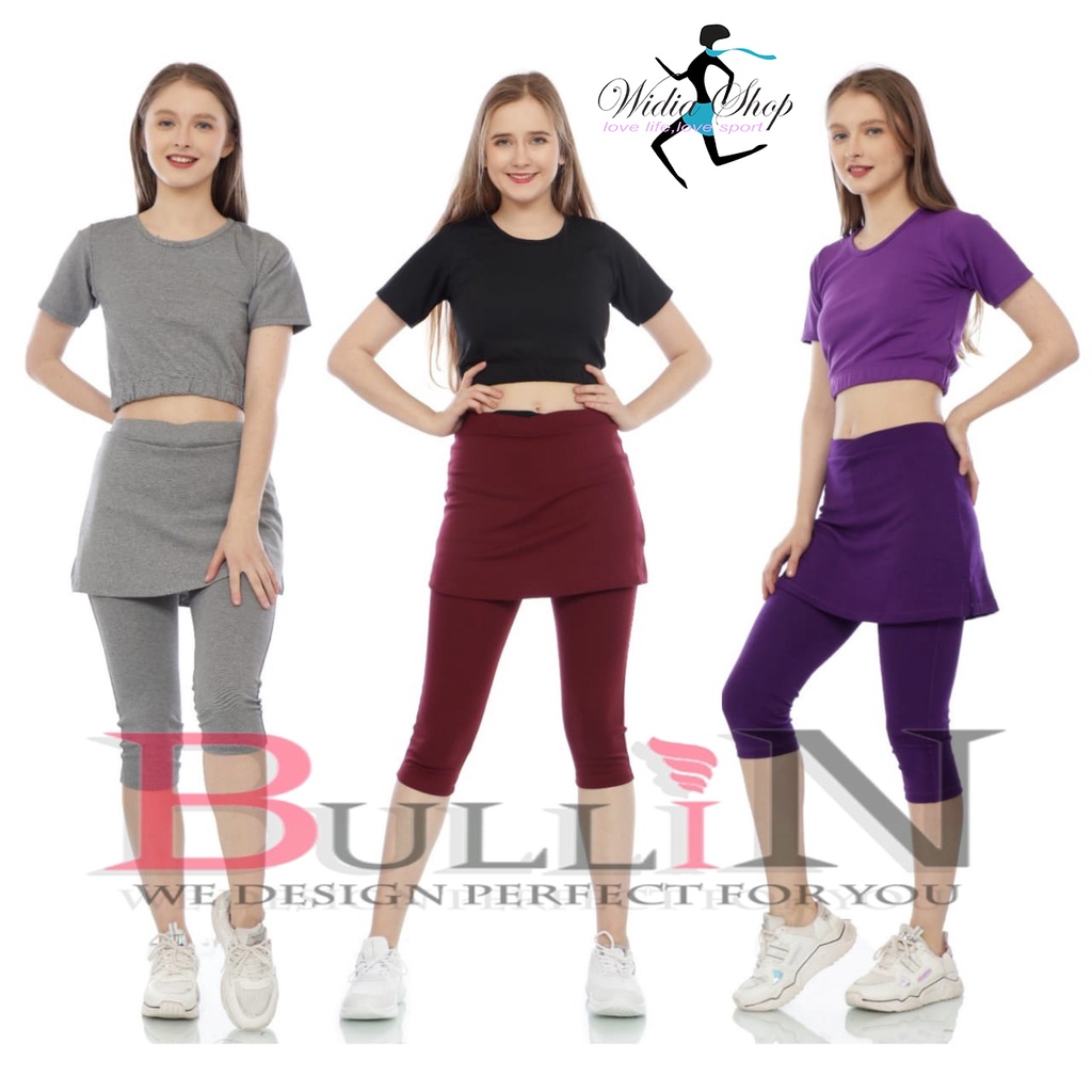 Celana senam rok pendek / Celana olahraga wanita