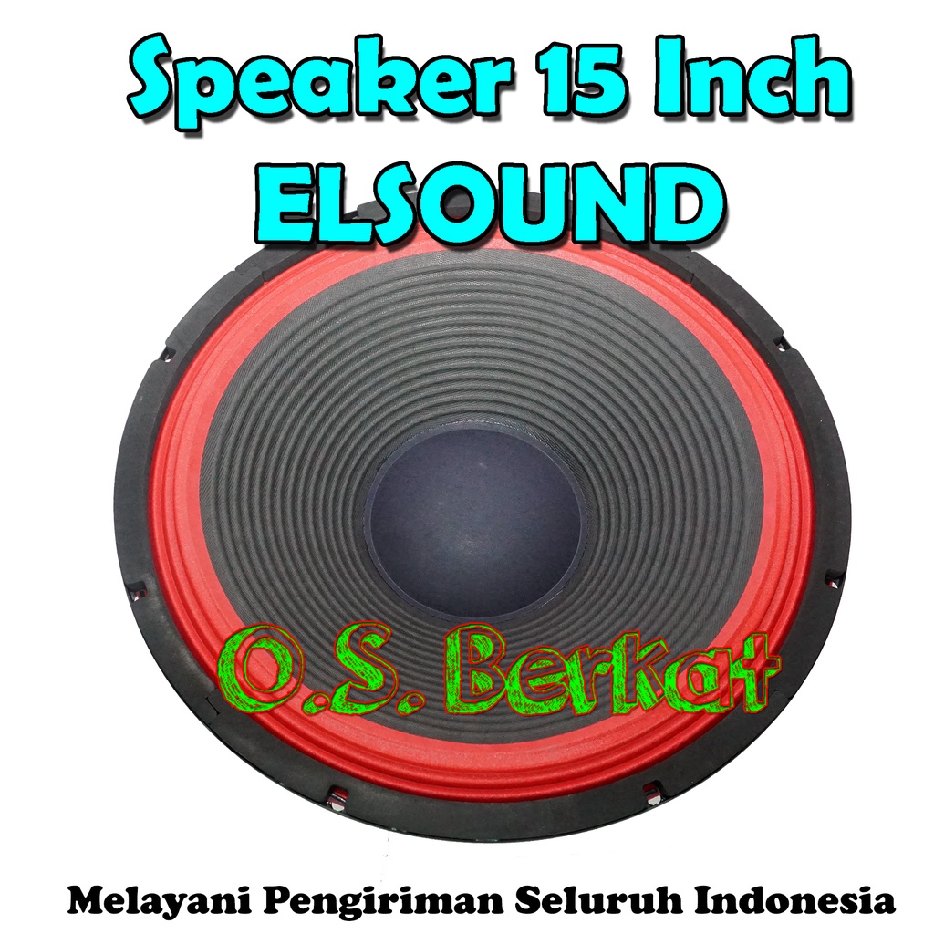 Woofer Fullrange Elsound 15" / Speaker Bass 15 in / Woofer Speker 15 Inch / Speker 15 " Louspeker