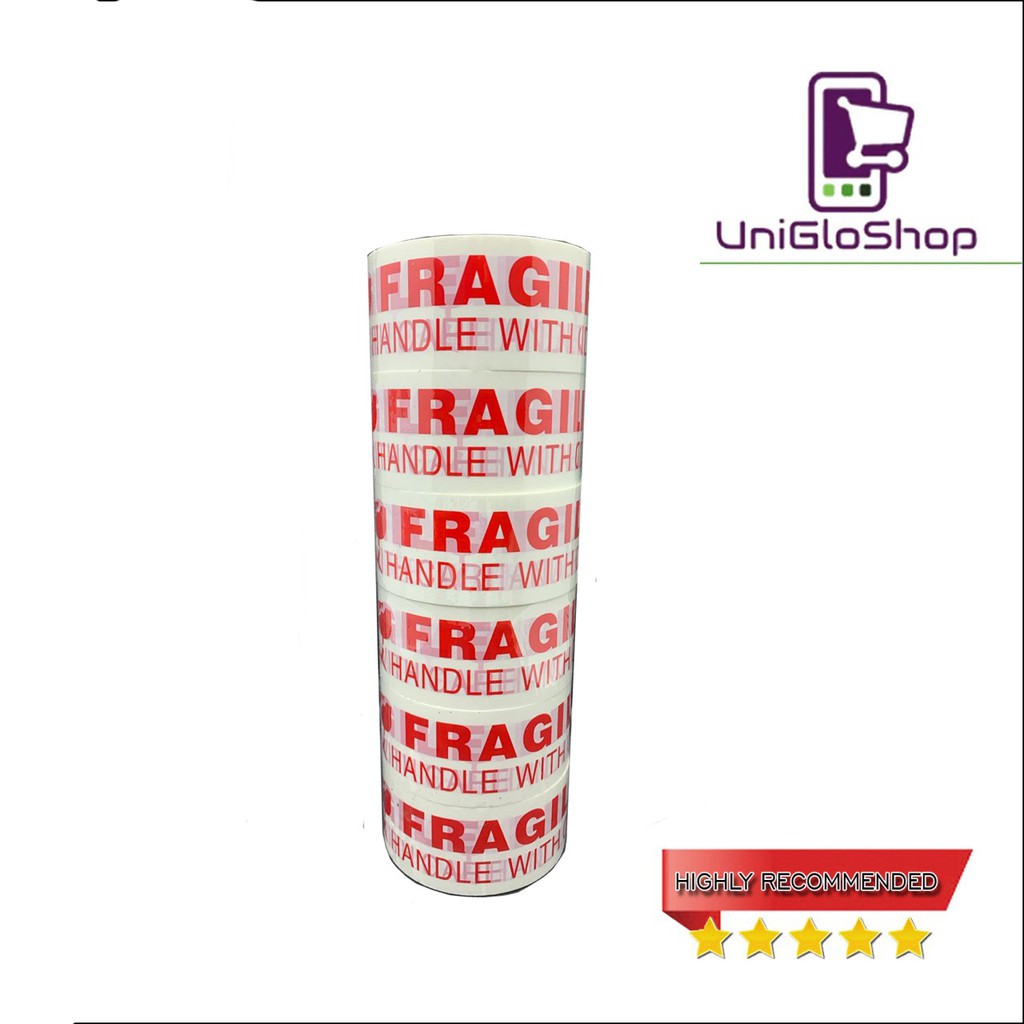 

LAKBAN FRAGILE ATAU FRAGILE TAPE 48MMX50M