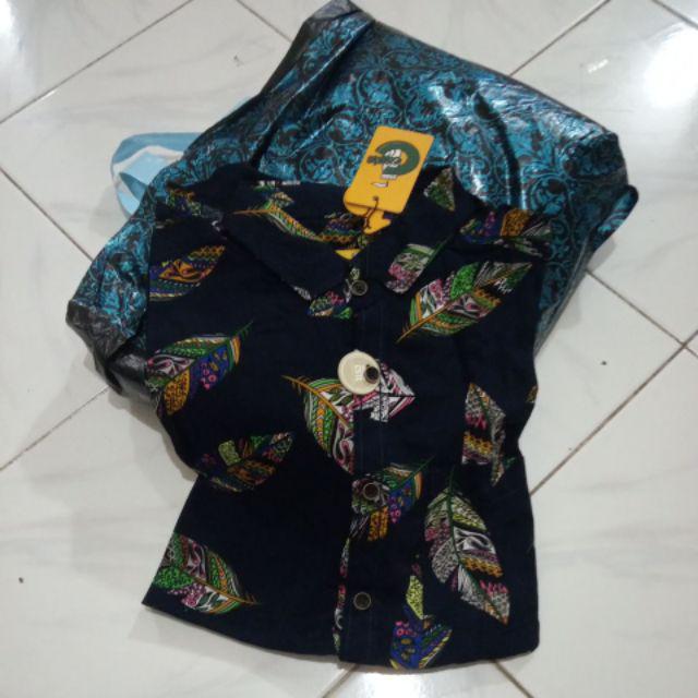 Kemeja Batik Lengan Pendek Kemeja Cowok Kemeja Pria Brings 5001
