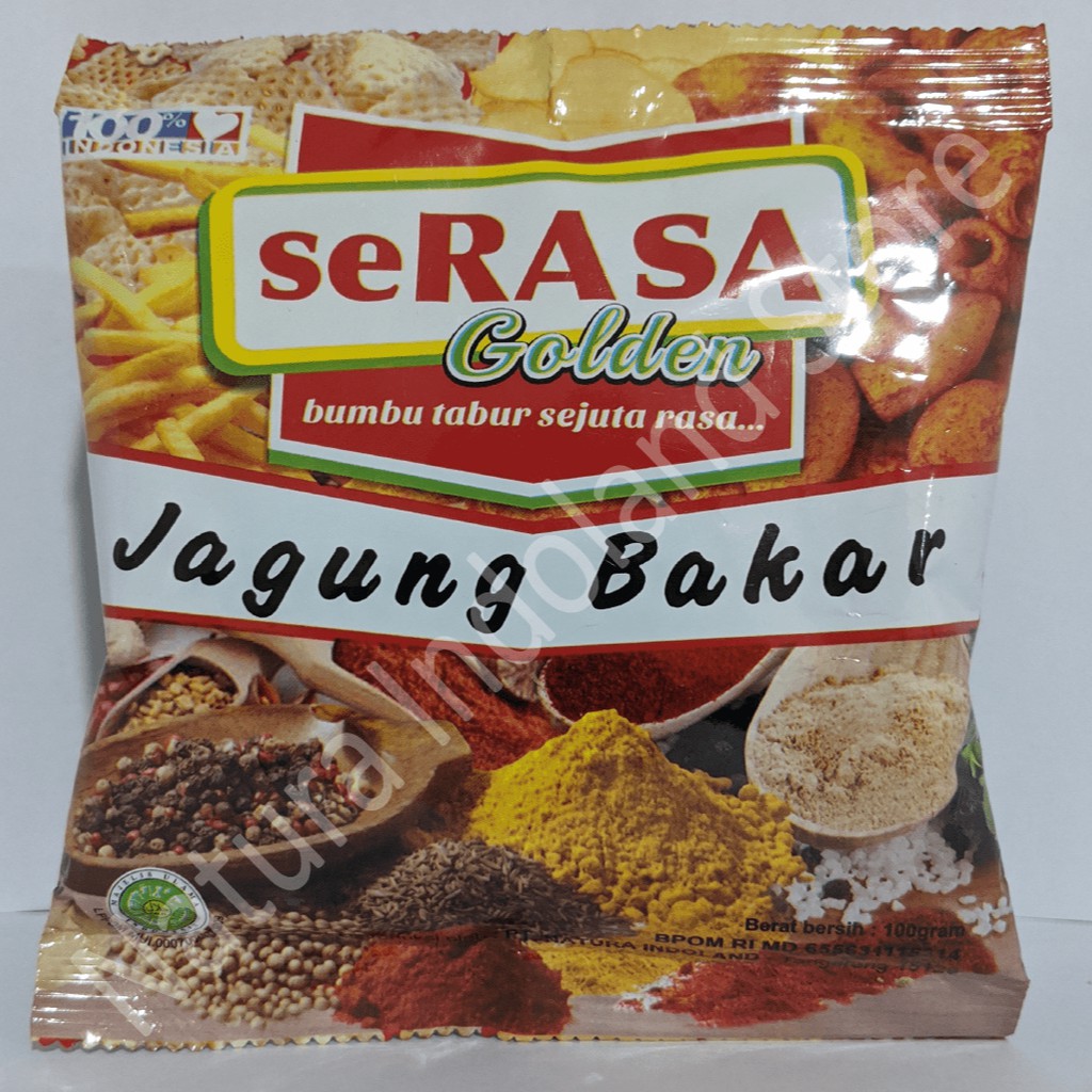 

SERASA GOLDEN Bumbu Tabur 100 gr : Rasa JAGUNG BAKAR