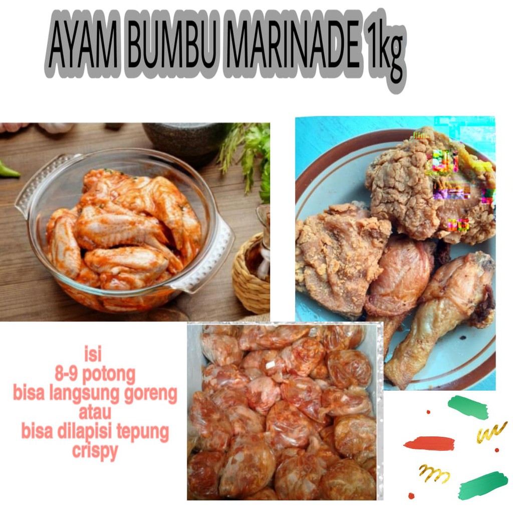 

Ayam marinade / marinasi 1 kilo