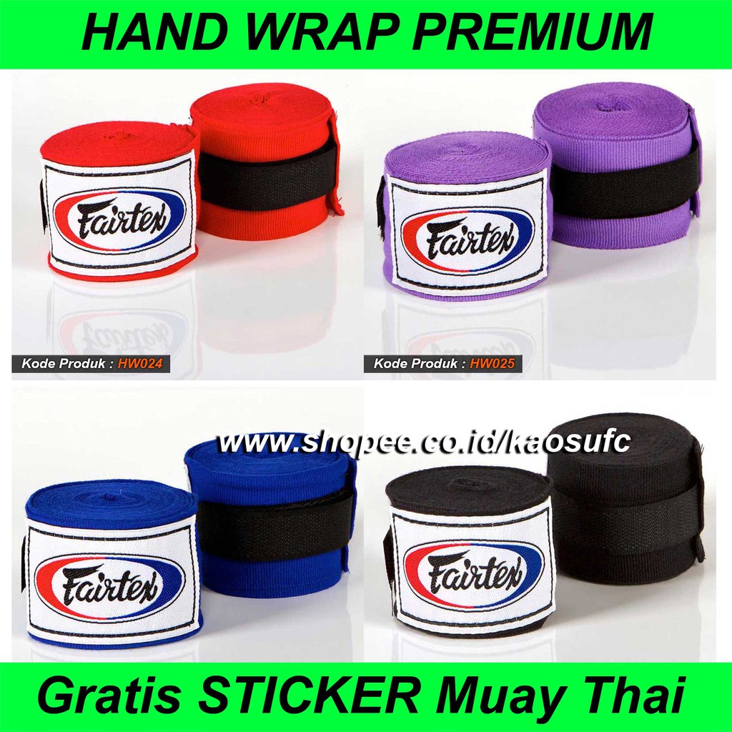 Jual HAND WRAP FAIRTEX MUAYTHAI , HAND WRAP BOXING FAIRTEX , MUAY THAI