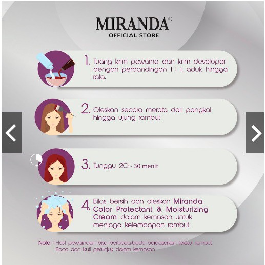 IDOLMART Miranda Hair Color (Cat Rambut Permanen) MC14 Golden Brown 30ml Surabaya