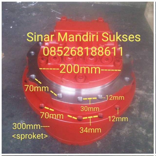 Final drive Yanmar Vio 50 final frive Zx40 Ex40 Hitachi