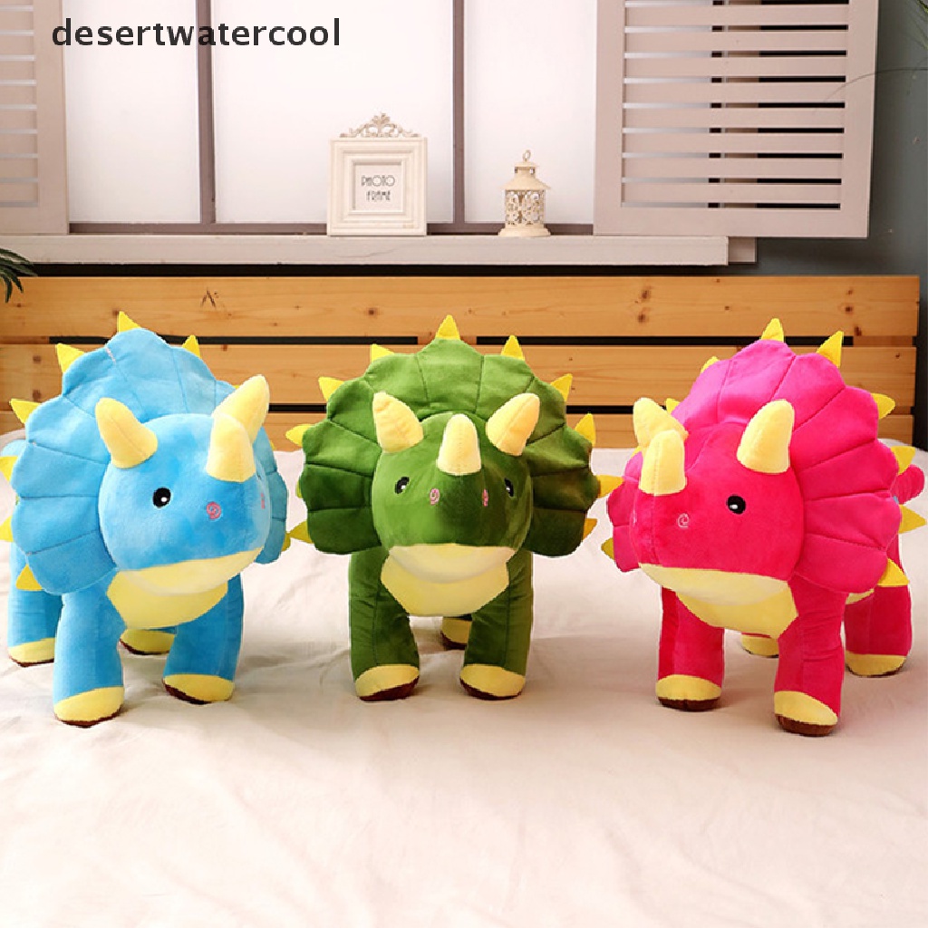 Deid Mainan Boneka Dinosaurus Triceratops Bahan Plush Ukuran 40cm Untuk Hadiah