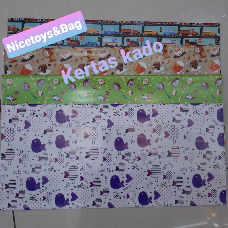

Kertas Kado Tambahan pembungkus kertas kado
