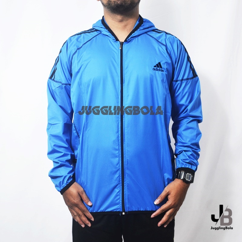 Jaket Parasut Olahraga Running Aguentar Jaket Olahraga Pria JugglingBola