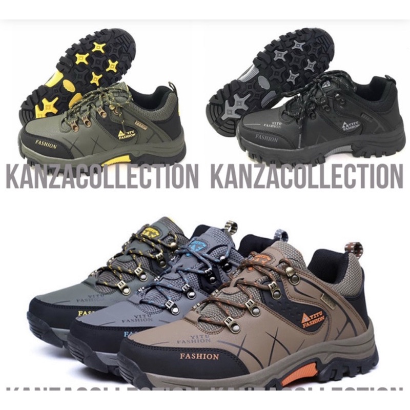 sepatu Hiking pria olahraga gunung outdoor waterproof