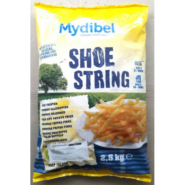 

Kentang Goreng Mydibel Shoestring 1kg