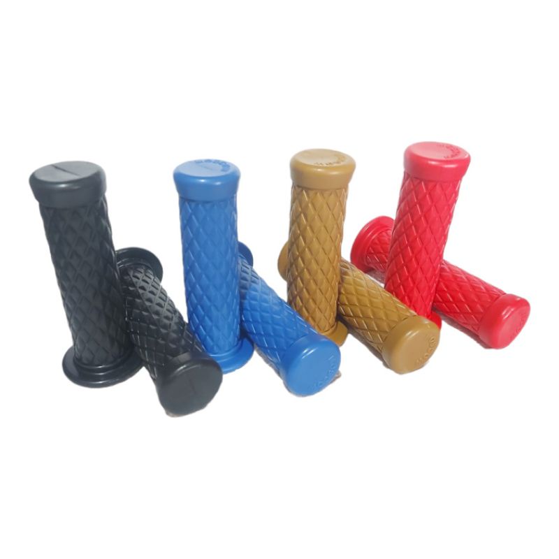 COD Hanfat handgrip retro klasik, grip Wajik Diamond super soft cocok untuk semua motor