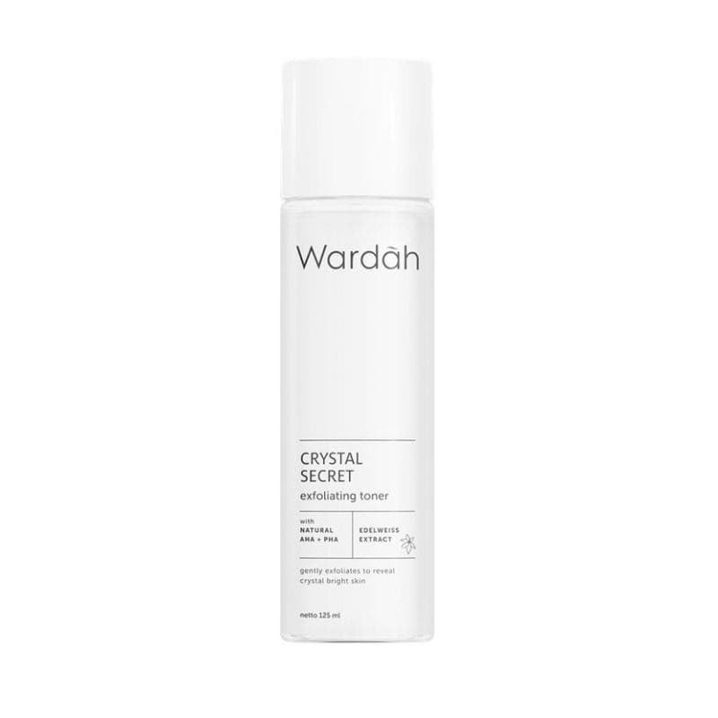 WARDAH CRYSTAL SECRET EXFOLIATING TONER 100% ORI