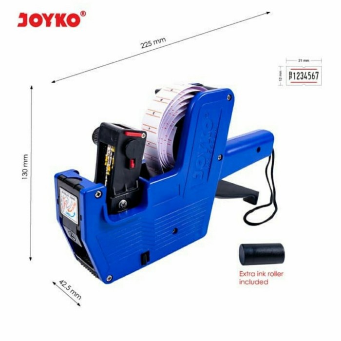 

Mudah Labeller Mx-5500M / Label Harga (8 Digit) Joyko Murah