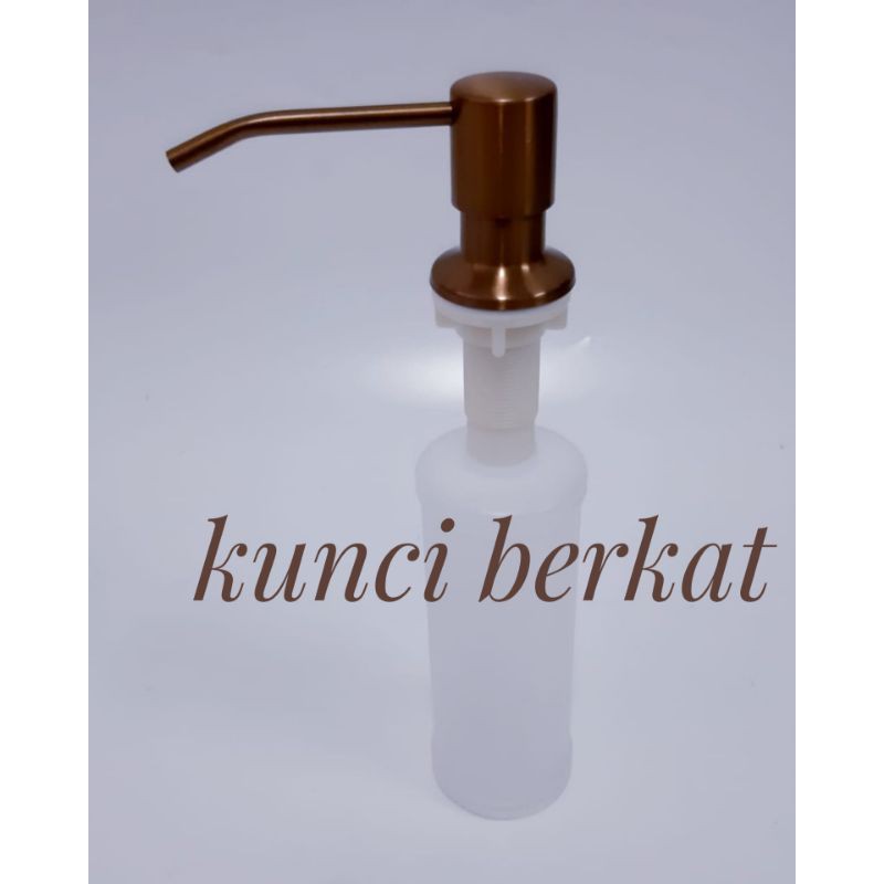 Tempat sabun cair Rose Gold/Marron Gold/Hand Soap Kitchen Sink