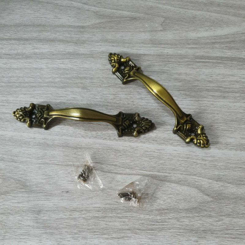 Tarikan Laci Antik / Handle Lemari / Hendel gagang Top Tarik Jendela Pintu Kecil / Pegangan Lemari