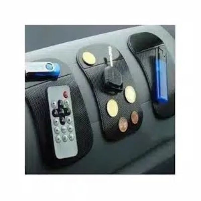 Sticky Pad Anti Slip Hp Mobil Motor Car Mini Storage Organizer Dashboard Ped Koin Coin