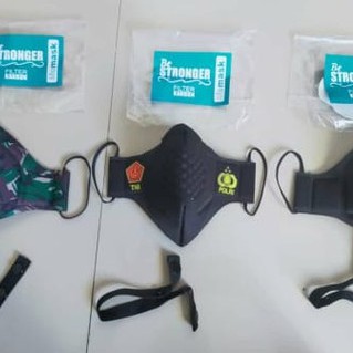 Masker LIFEMASK STRONGER TNI POLRI PREMIUM N95 FILTER KARBON