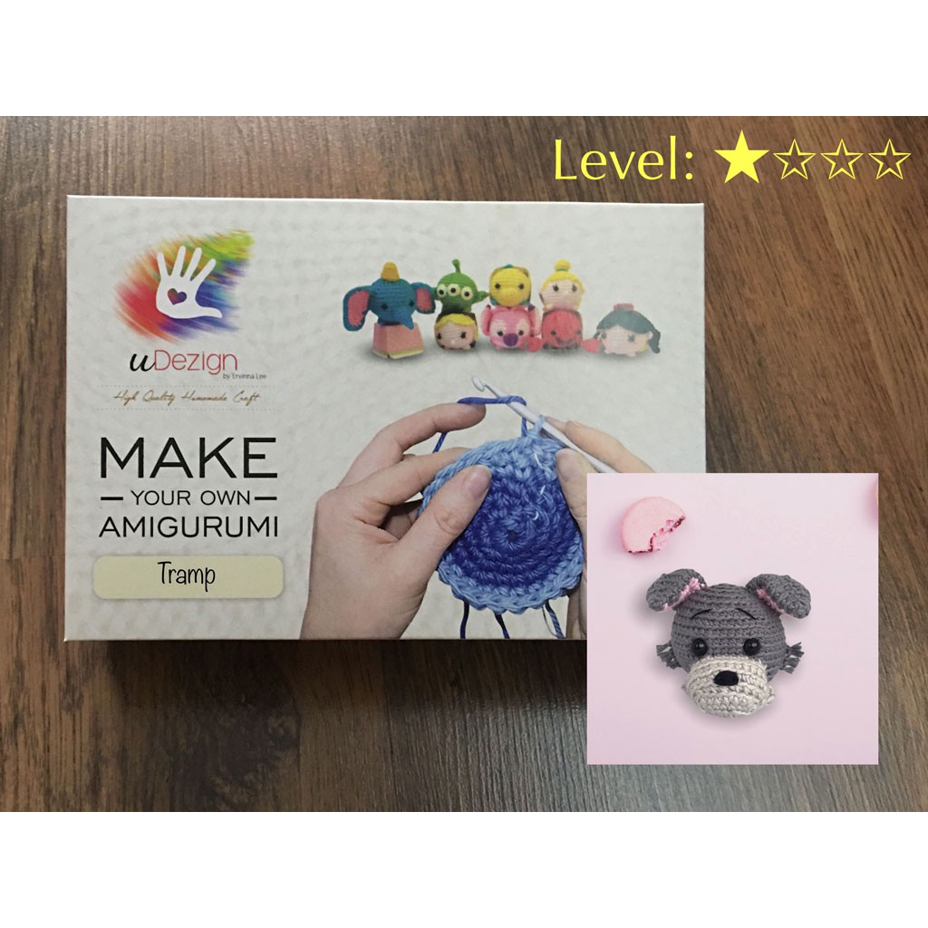 Amigurumi DIY Kit utk boneka rajut Tramp