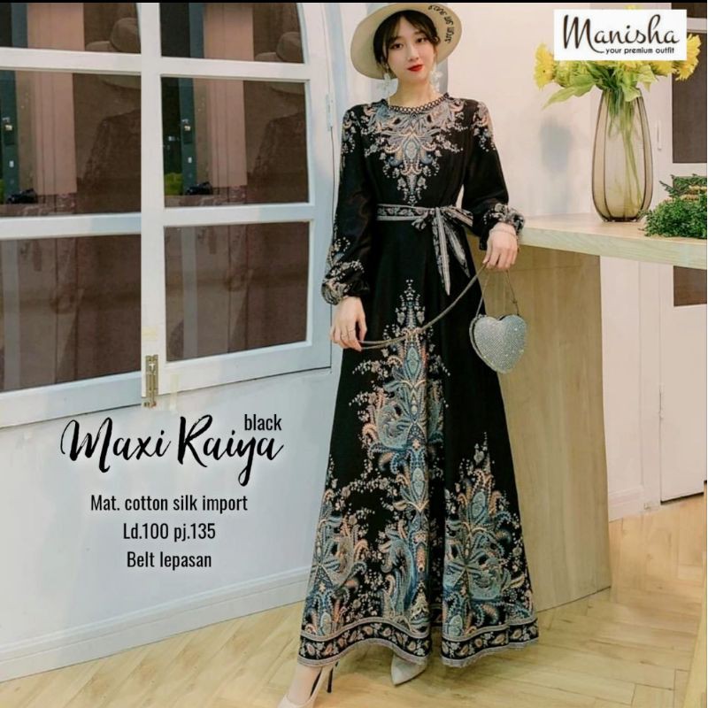 Manisha Gamis Terbaru Maxy Raiya premium