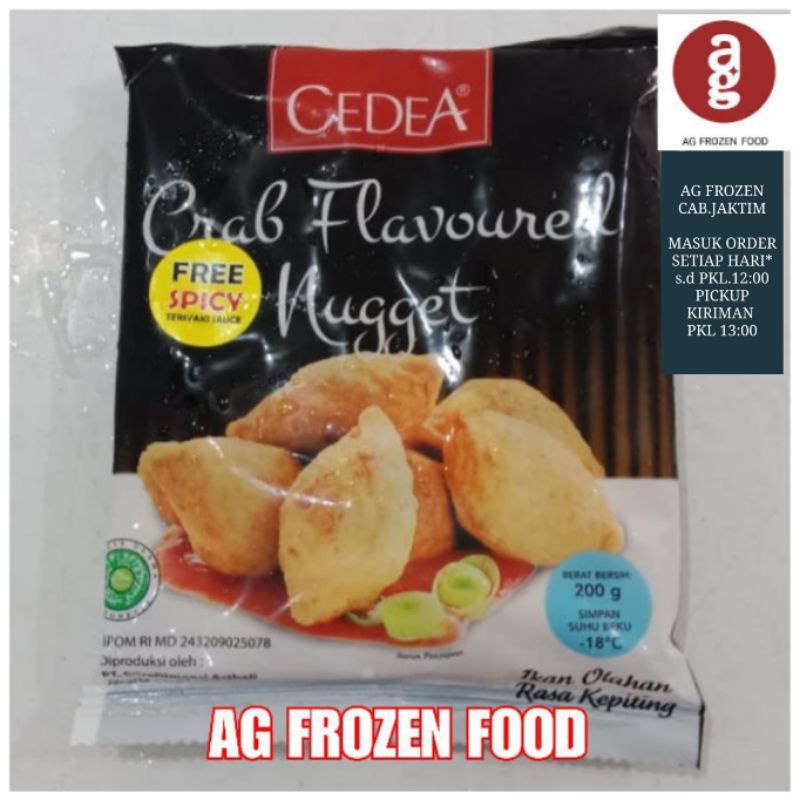 

Cedea Crab Nugget 200Gram