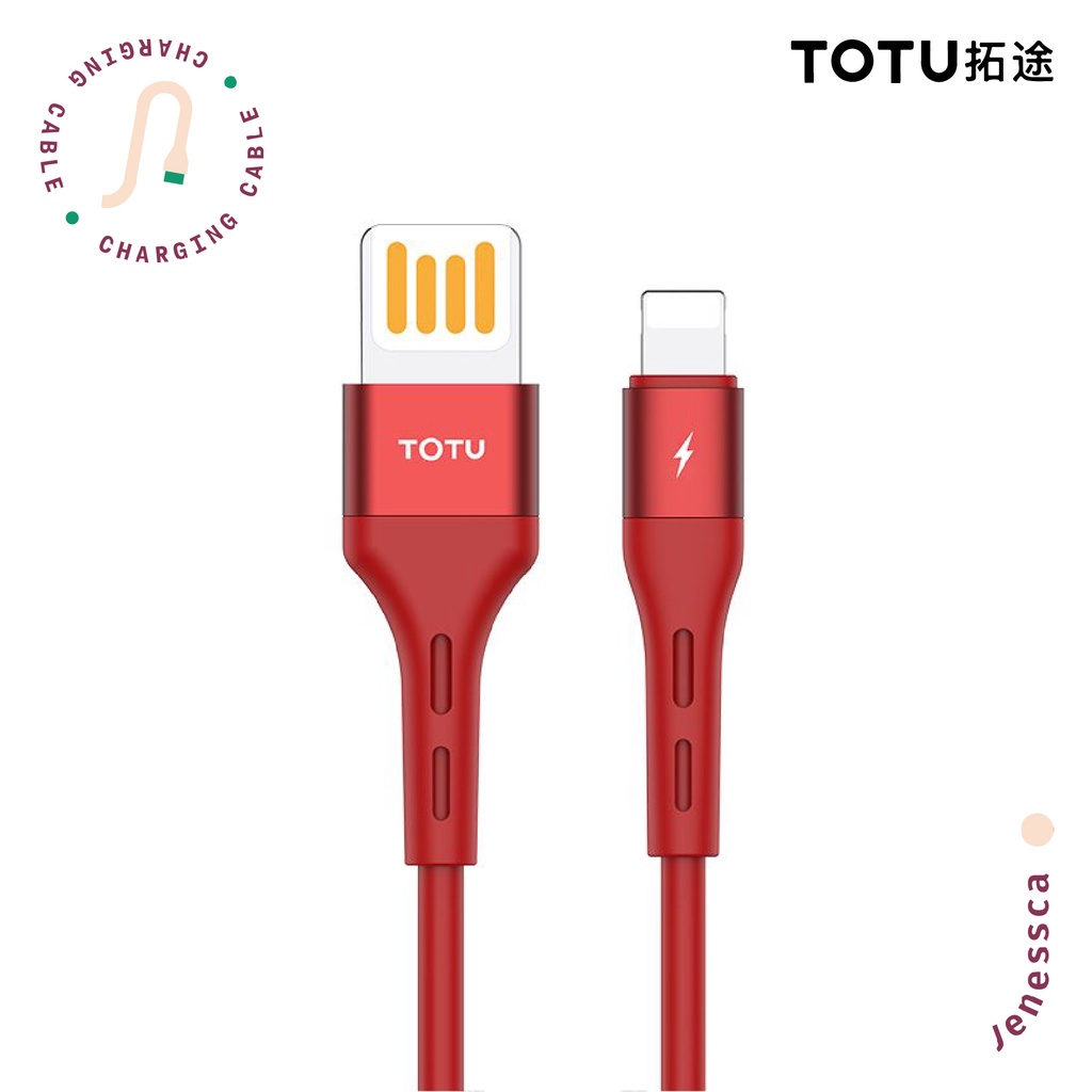 Kabel Charger iPhone TOTU Kabel Data iPhone Cable Kabel 3A Fast Charging