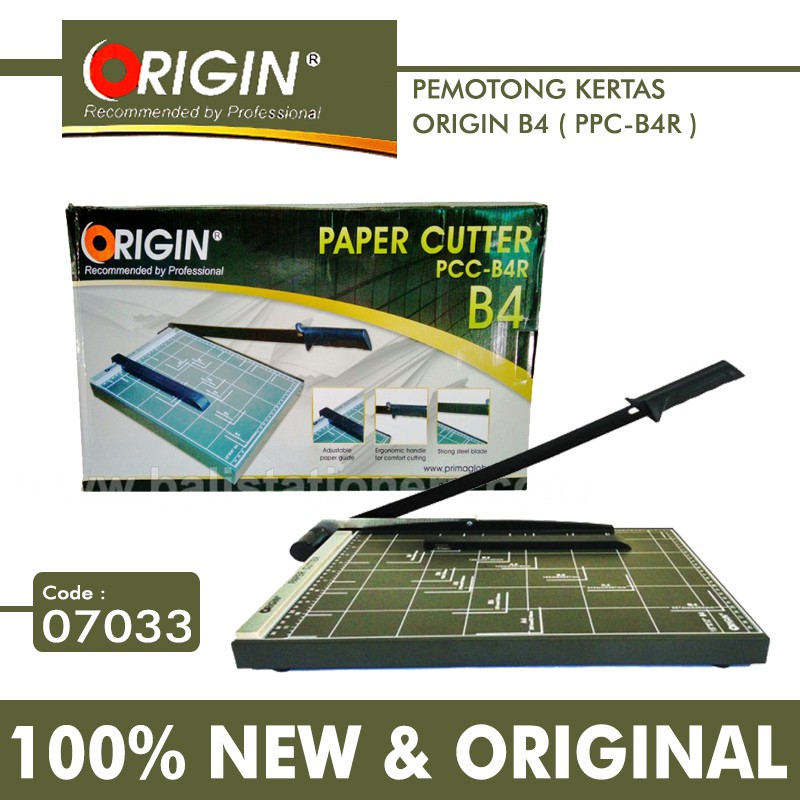 

Pemotong kertas Origin PCC-BAR B4