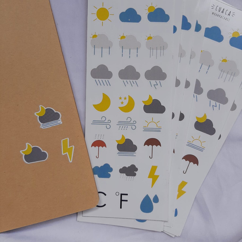 

Stiker Deco | Cuaca Stiker (kiss cut)