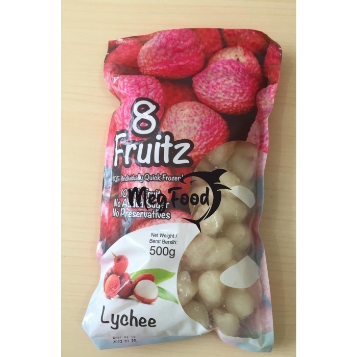 

8 Fruits IQF Whole Lychee 500 gram