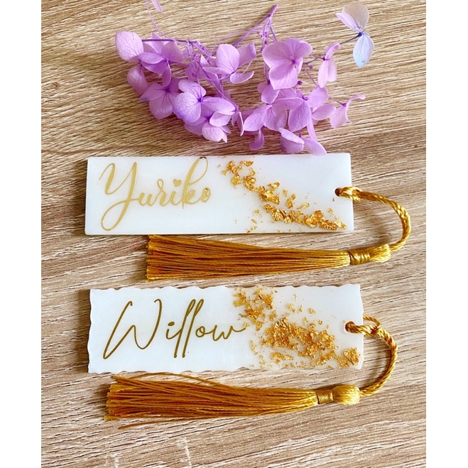 

Bookmark Resin / Pembatas Buku Resin Small