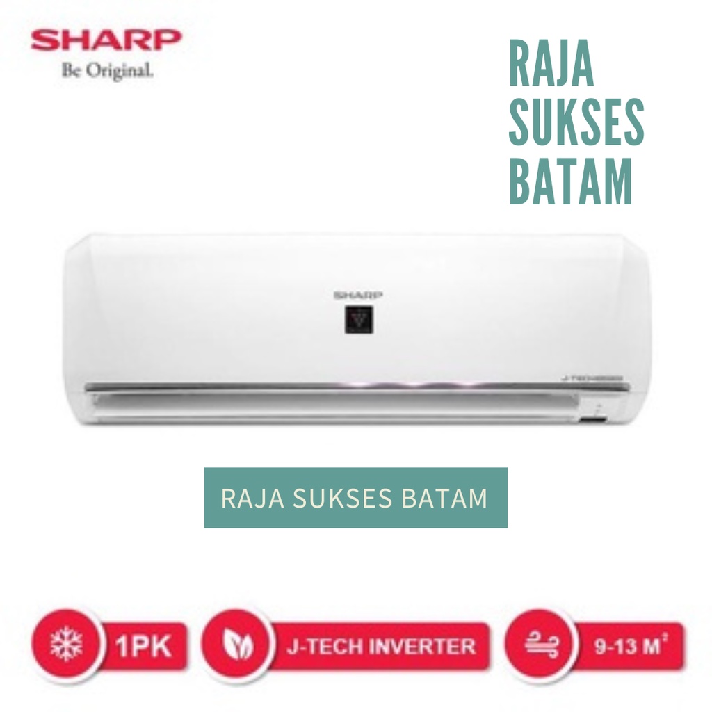 AC SHARP 1 PK AH-XP10UHY INVERTER PLASMACLUSTER - R32 BATAM