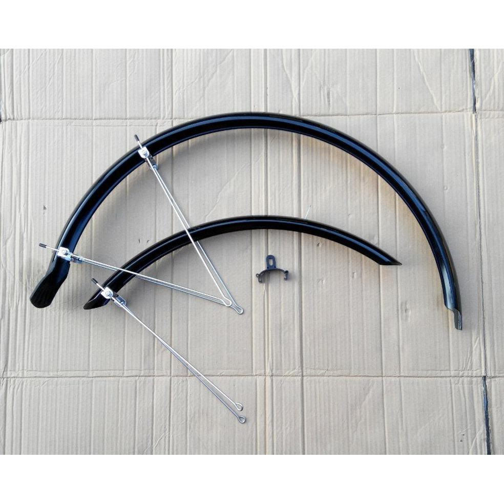 Fender MTB 26 Cromoplastic Hitam Polos. Spakbor. Selebor. Fender Roda 26 Solid Hitam. Cromo Plastic.