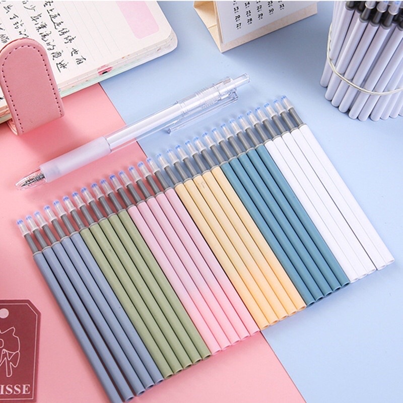 READY STOCK BISA COD - 1 BUAH ISI TINTA WARNA HITAM KHUSUS PULPEN MEKANIK REFILL PEN GEL RETRACTABLE MACAROON COLORFUL CUTE AESTHETIC - 1 BUAH ISI PULPEN MEKANIK TINTA HITAM MINIMALIS UNTUK PELAJAR MAHASISWA RUMAH UNIK FANCY DEKORASI AESTHETIC