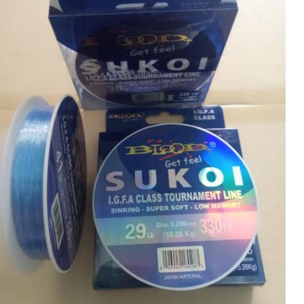 Senar pancing Blood SUKOI 300 meter 