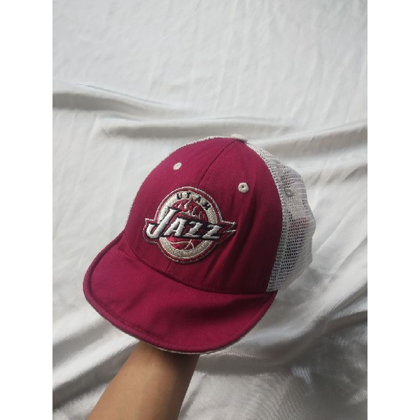 UTAH JAZZ CYCLE TRUCKER HAT BY NBA - SECOND ORIGINAL
