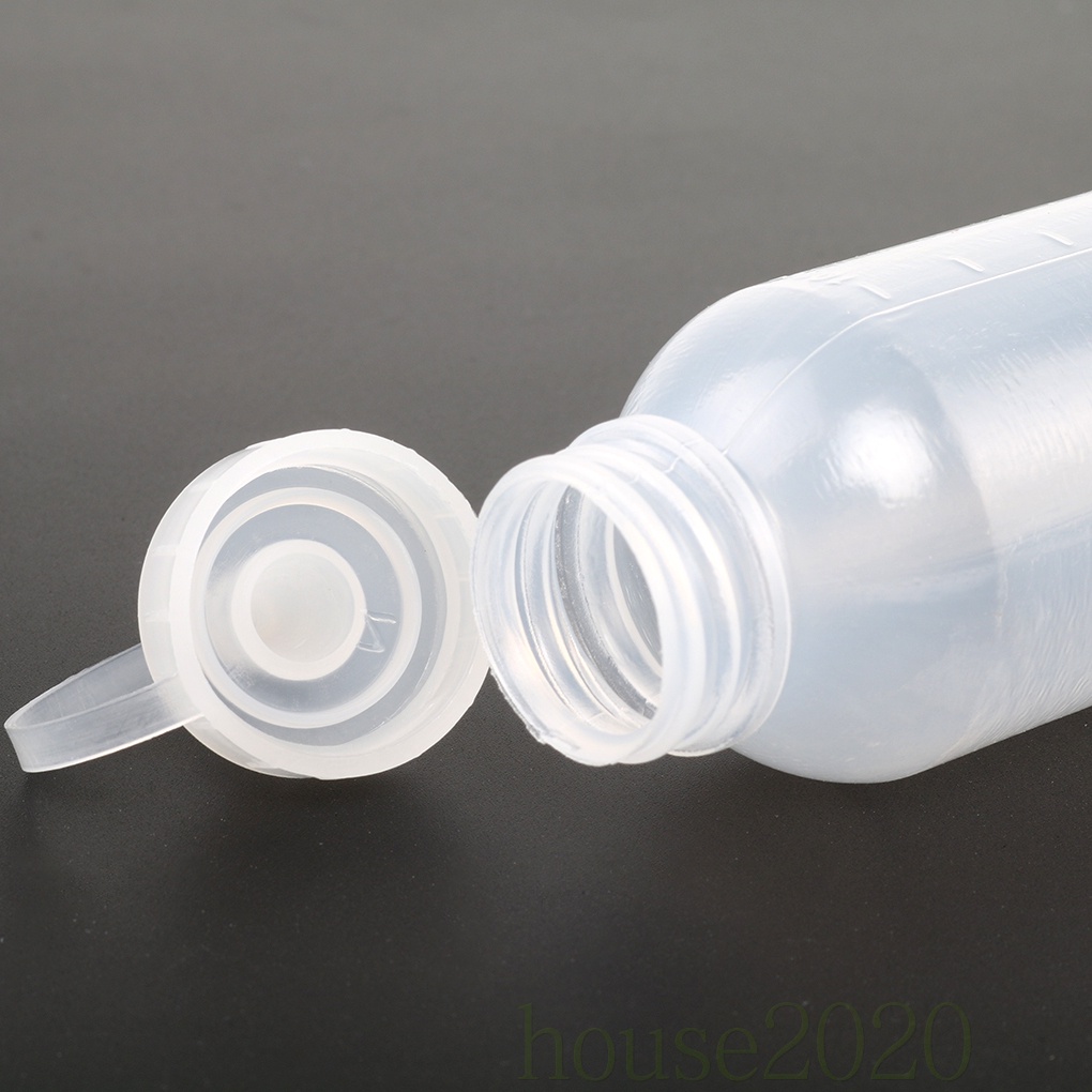 [house2020]2pcs 100ML Plastic Sauce Squeezer Bottle Dispensing Bouteille