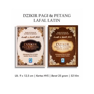 Buku Dzikir Pagi Petang Lafal Latin Syaikh Said Bin Ali Wahf Al Qohthoni