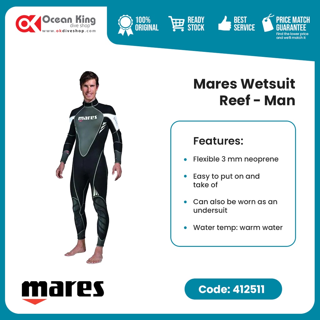 Mares Wetsuit Reef Man - PROMO