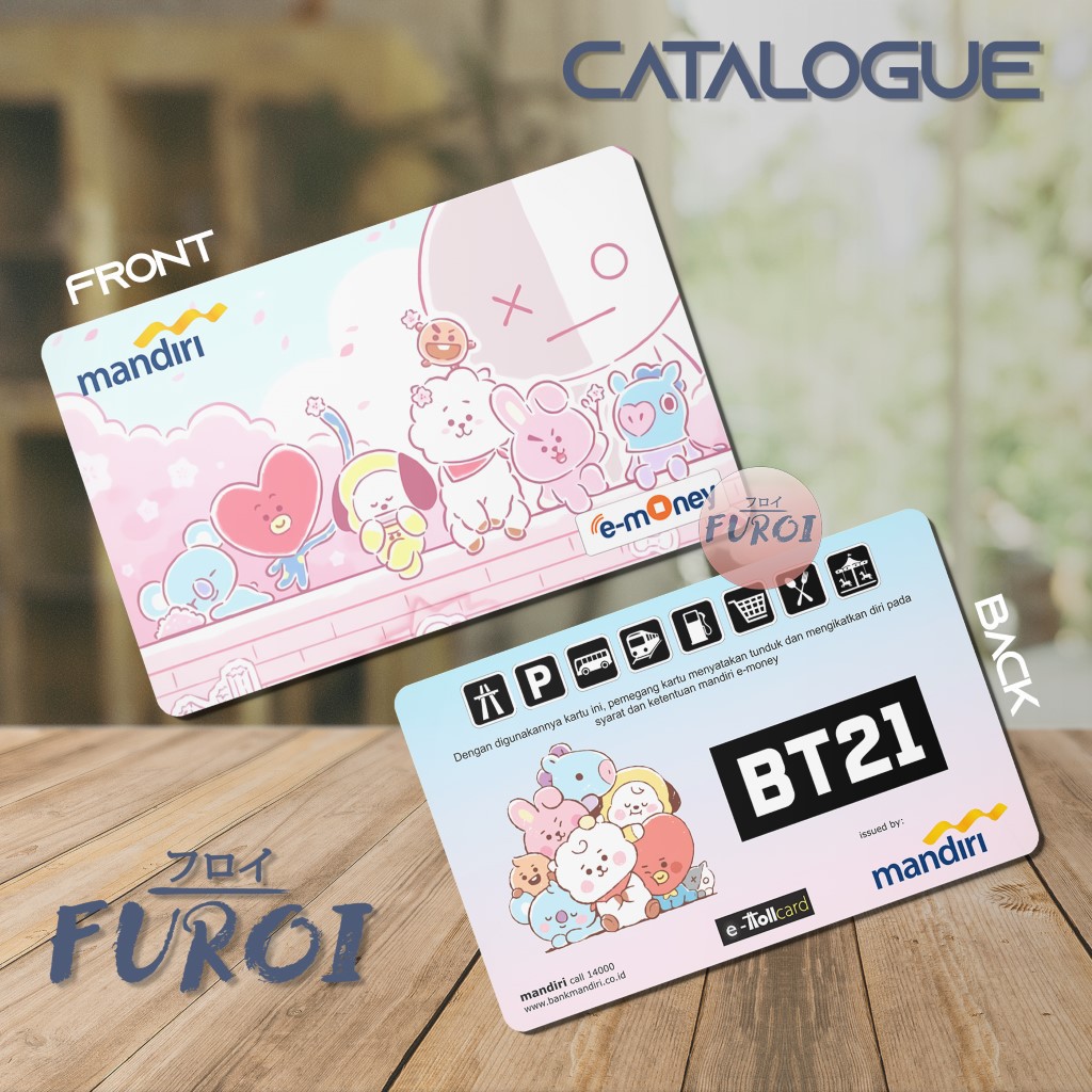 Custom Flazz BCA | Custom Emoney Mandiri | BT21 | Blossom