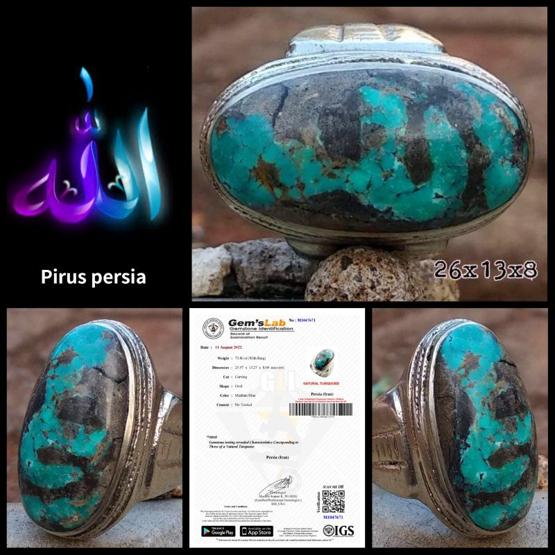 NATURAL PIRUS  PERSIA MOTIF LAFADZ + MEMO LAB GLI